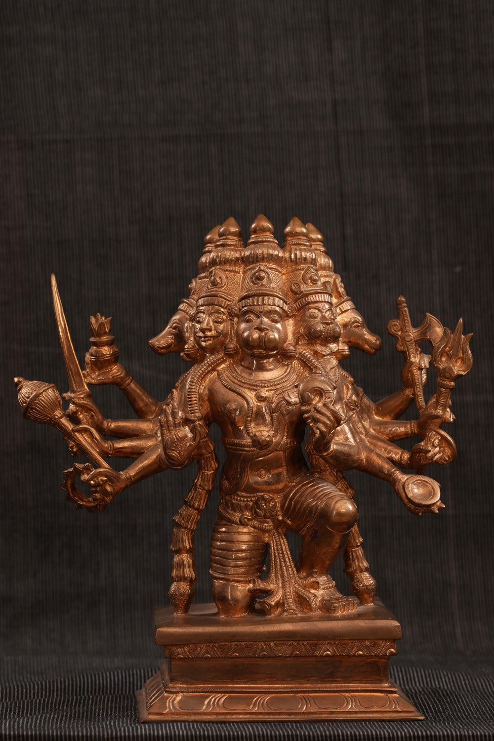 Image of Bronze Panchmukhi Hanuman Ji Idol